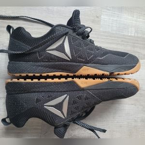 Women's Reebok Nano Size 9 black and gum